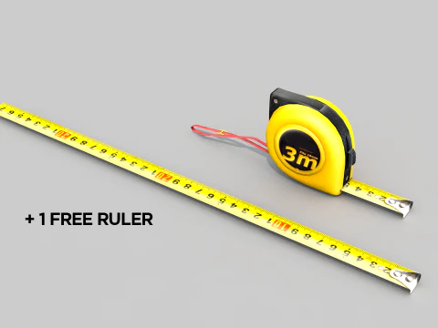 Tape Measure 3D Model
