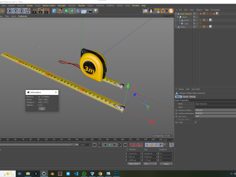 Tape Measure 3D Model