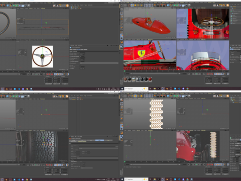 Ferrari 500 F2 1952 and Team Modello 3D