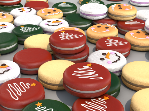 Funny Cookies Modello 3D