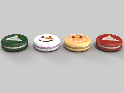 Funny Cookies Modello 3D