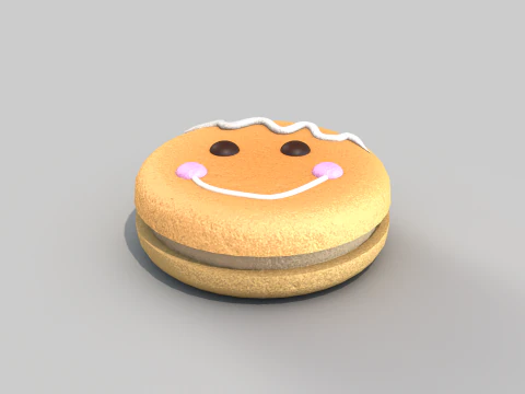 Funny Cookies 3D Model