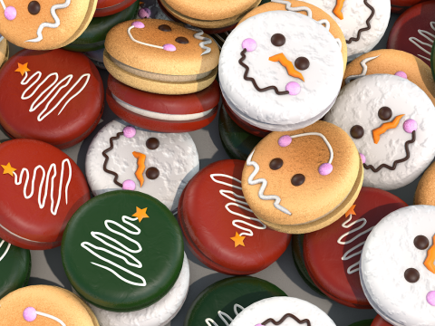 Funny Cookies Modello 3D