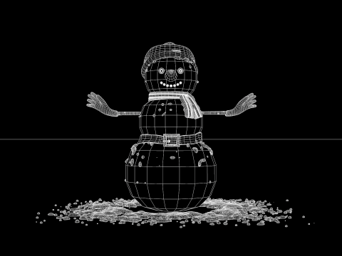 Snowman in The Snow 3Dモデル