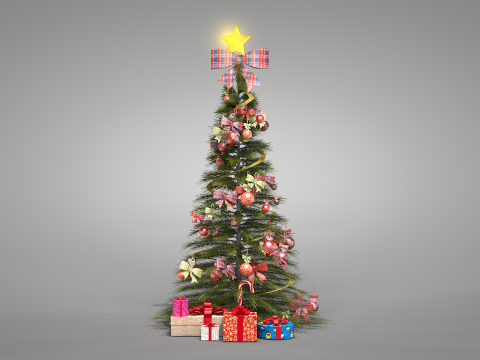 Christmas Pine Tree 3D Model