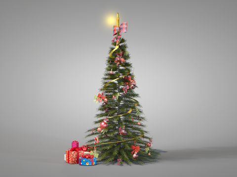 Christmas Pine Tree Modelo 3D