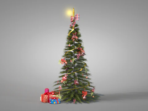 Christmas Pine Tree 3D Model