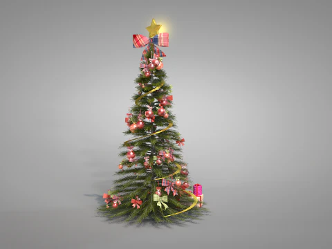 Christmas Pine Tree 3D Model