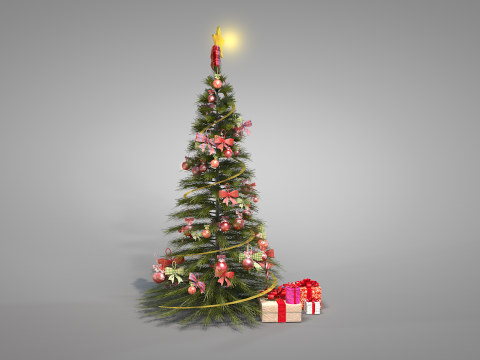 Christmas Pine Tree Modelo 3D