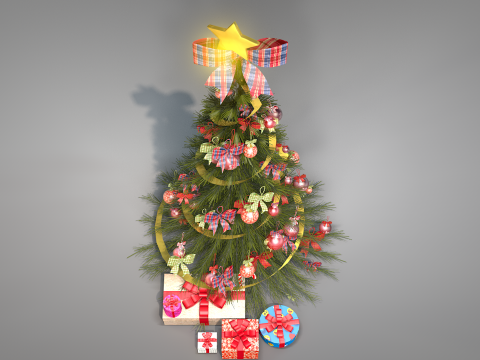 Christmas Pine Tree Modelo 3D
