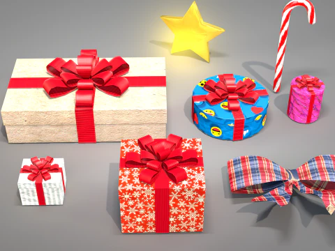 Christmas Pine Tree 3D Model