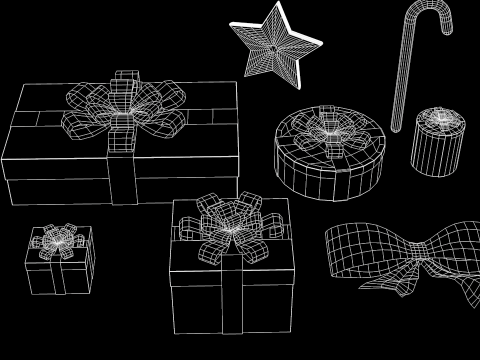 Christmas Pine Tree Modelo 3D