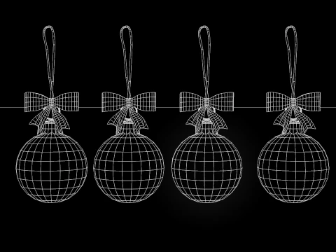 Christmas Pine Tree 3D Model