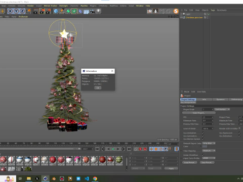 Christmas Pine Tree 3D Model