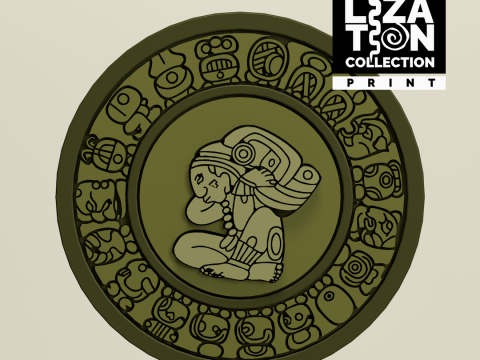 Mayan Calendar 3D Model