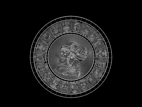 Mayan Calendar 3D Model