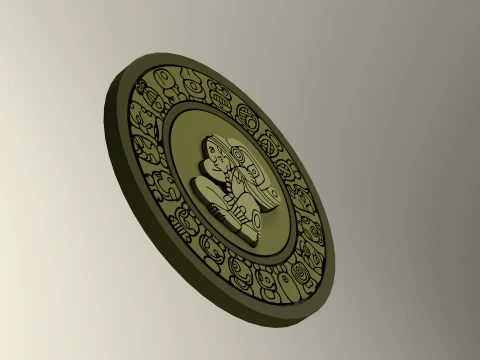 Mayan Calendar 3D Model