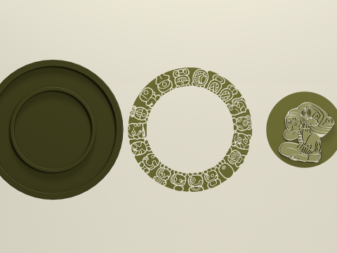 Mayan Calendar 3Dモデル