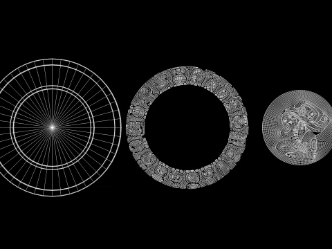 Mayan Calendar 3D Model