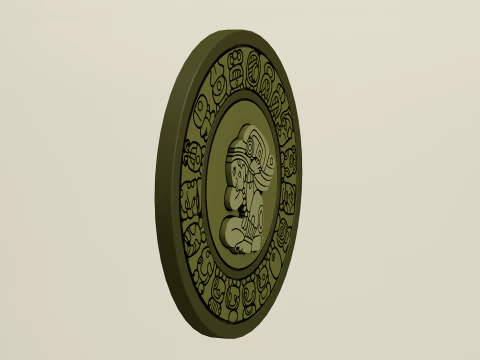 Mayan Calendar 3D Model