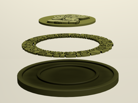 Mayan Calendar 3Dモデル