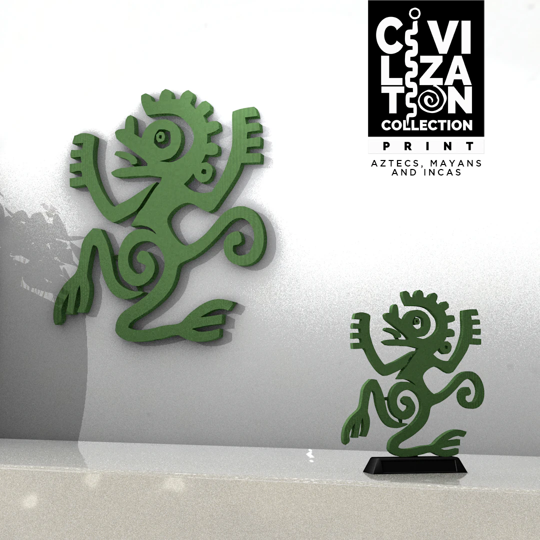 Symbol Civilization 001 3D Model .c4d .max .obj .3ds .fbx .stl .blend 