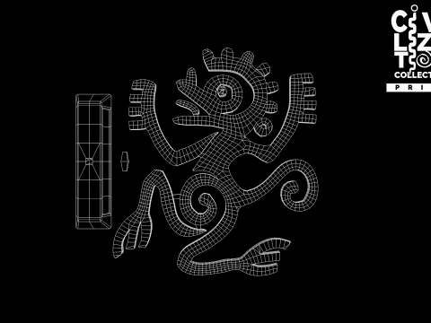 Symbol Civilization 001 3D Модель