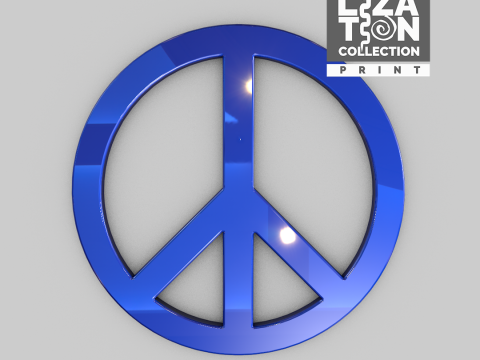 Symbol Peace 3D Model