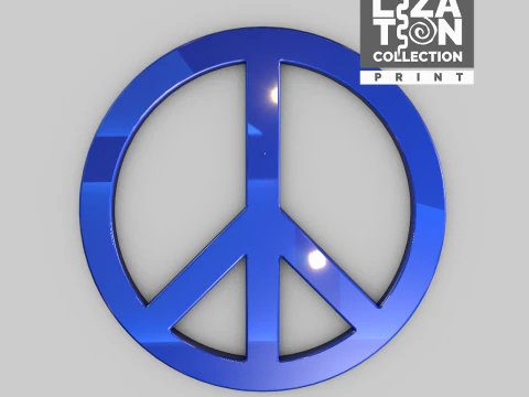 Symbool Vrede 3D Model