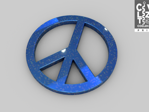 Symbol Peace 3D Model