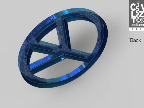 S&iacute;mbolo Paz Modelo 3D