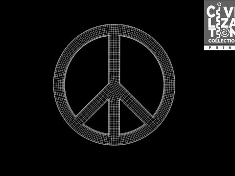 Symbol Peace 3D Model