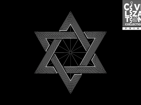 Symbol Star Davi 3D Modell