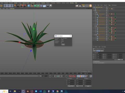 Plant Aloe Vera 3D Model