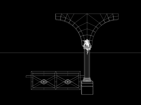 Residential Roman Garden 3D 모델