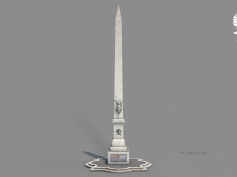 Roman Island Obelisk 3D-Modell
