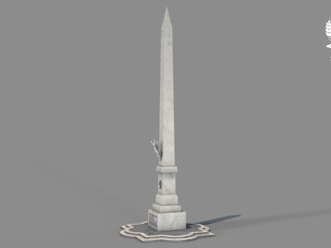 Roman Island Obelisk 3D-Modell