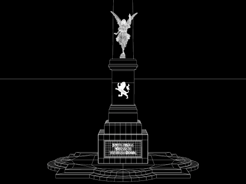 Roman Island Obelisk 3D-Modell