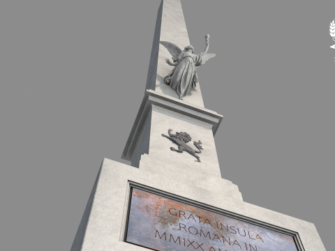 Roman Island Obelisk 3D-Modell