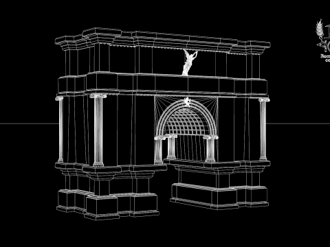 Roman Island Portal Modelo 3D