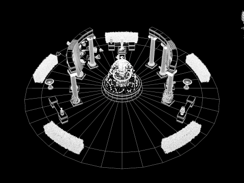 Roman Island Square Modelo 3D