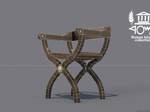 Roman Island Furniture 3D-Modell