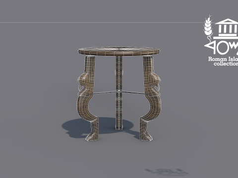 Roman Island Furniture 3D-Modell