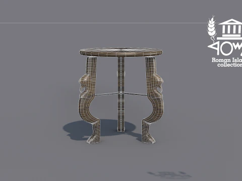 Roman Island Furniture 3D Model
