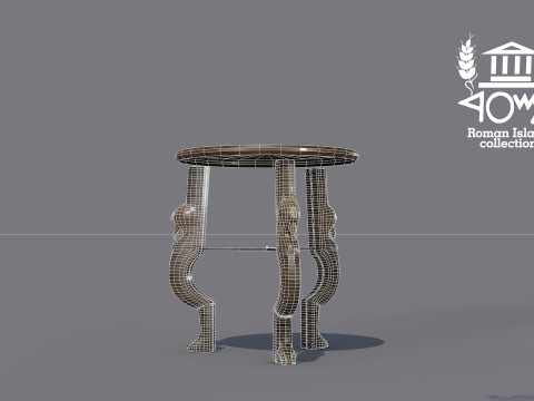 Roman Island Furniture 3D-Modell