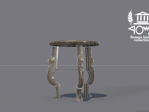 Roman Island Furniture 3D Model