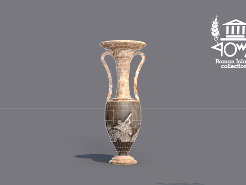 Roman Island Furniture 3D-Modell