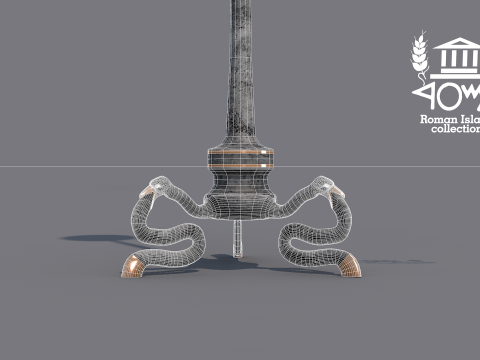 Roman Island Furniture 3D-Modell