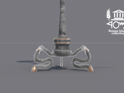 Roman Island Furniture 3D Model