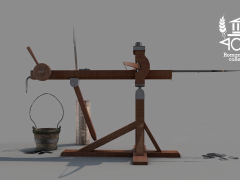 Roman Island Ballista 3D Model